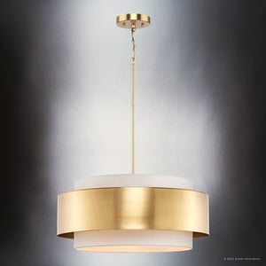 Urban Ambiance - Pendant - UHP4860 Modern Indoor Pendant, 9 - 5/8''H x 22