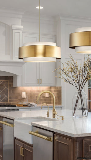 Urban Ambiance - Pendant - UHP4860 Modern Indoor Pendant, 9 - 5/8''H x 22