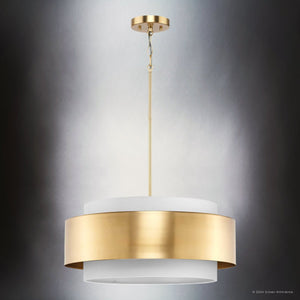 Urban Ambiance - Pendant - UHP4860 Modern Indoor Pendant, 9 - 5/8''H x 22