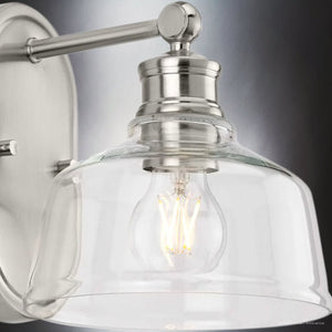 Urban Ambiance - Bath Light - UHP4870 Vintage Indoor Bath Light, 8''H x 9