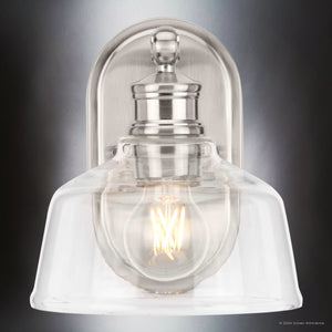Urban Ambiance - Bath Light - UHP4870 Vintage Indoor Bath Light, 8''H x 9