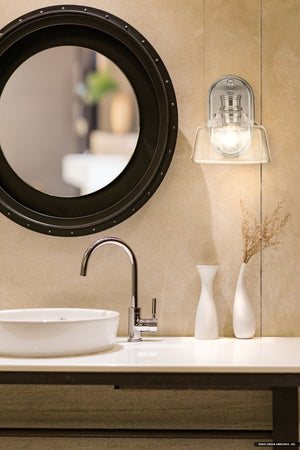 Urban Ambiance - Bath Light - UHP4870 Vintage Indoor Bath Light, 8''H x 9