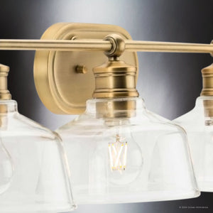 Urban Ambiance - Bath Light - UHP4880 Vintage Indoor Bath Light, 8''H x 9