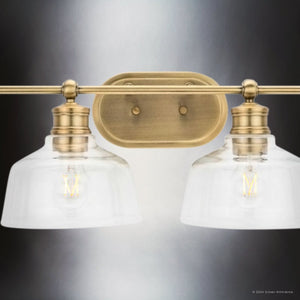 Urban Ambiance - Bath Light - UHP4880 Vintage Indoor Bath Light, 8''H x 9