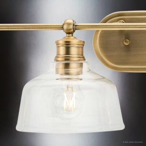 Urban Ambiance - Bath Light - UHP4880 Vintage Indoor Bath Light, 8''H x 9