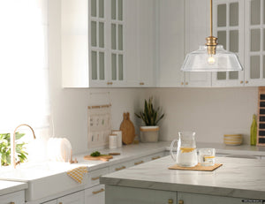 Urban Ambiance - Pendant - UHP4889 Transitional Indoor Pendant, 8 - 1/2''H x 14