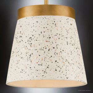 Urban Ambiance - Pendant - UHP4901 Natural Indoor Pendant, 9 - 3/8''H x 10