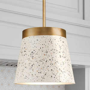 Urban Ambiance - Pendant - UHP4901 Natural Indoor Pendant, 9 - 3/8''H x 10