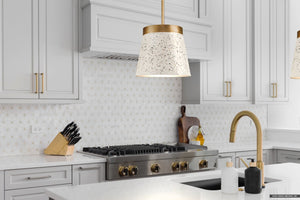 Urban Ambiance - Pendant - UHP4901 Natural Indoor Pendant, 9 - 3/8''H x 10