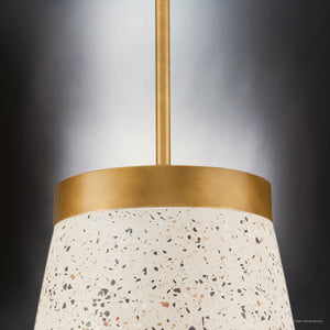 Urban Ambiance - Pendant - UHP4901 Natural Indoor Pendant, 9 - 3/8''H x 10