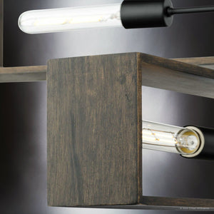 Urban Ambiance - Chandelier - UHP4911 Minimalist Indoor Chandelier, 14 - 1/4''H x 30