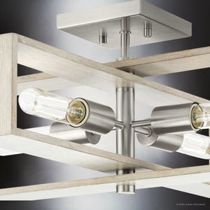 Urban Ambiance - Ceiling Light - UHP4916 Minimalist Indoor Ceiling Light, 9 - 1/4''H x 24