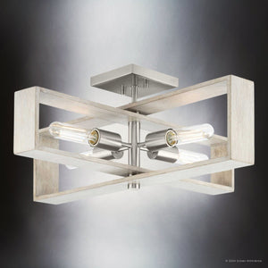 Urban Ambiance - Ceiling Light - UHP4916 Minimalist Indoor Ceiling Light, 9 - 1/4''H x 24