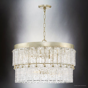 Urban Ambiance - Chandelier - UHP4950 Glam Indoor Chandelier, 16 - 3/8''H x 24 - 7/8