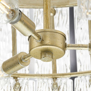 Urban Ambiance - Chandelier - UHP4950 Glam Indoor Chandelier, 16 - 3/8''H x 24 - 7/8
