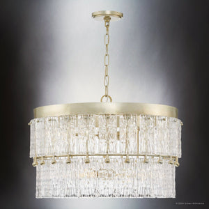 Urban Ambiance - Chandelier - UHP4950 Glam Indoor Chandelier, 16 - 3/8''H x 24 - 7/8