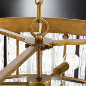 Urban Ambiance - Chandelier - UHP4951 Glam Indoor Chandelier, 16 - 3/8''H x 24 - 7/8