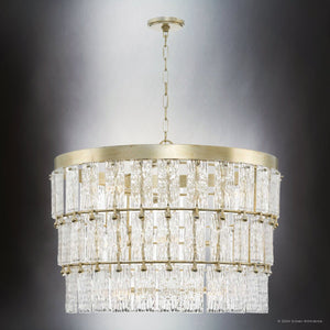 Urban Ambiance - Chandelier - UHP4952 Glam Indoor Chandelier, 23 - 1/2''H x 32