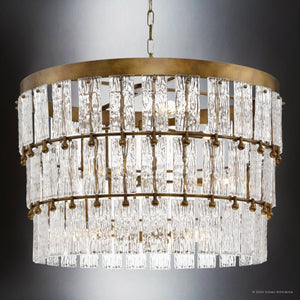 Urban Ambiance - Chandelier - UHP4953 Glam Indoor Chandelier, 23 - 1/2''H x 32