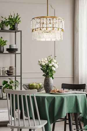 Urban Ambiance - Pendant - UHP4955 Glam Indoor Pendant, 15 - 1/8''H x 17
