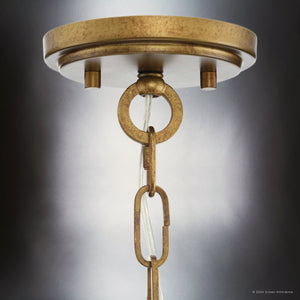 Urban Ambiance - Pendant - UHP4955 Glam Indoor Pendant, 15 - 1/8''H x 17