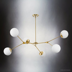 Urban Ambiance - Chandelier - UHP4981 Minimalist Indoor Chandelier, 5 - 7/8''H x 50