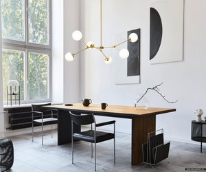 Urban Ambiance - Chandelier - UHP4981 Minimalist Indoor Chandelier, 5 - 7/8''H x 50