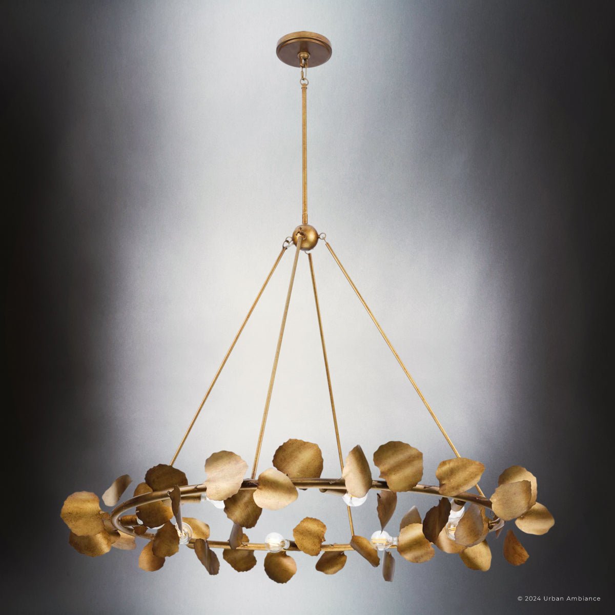 Luxury Eclectic Chandelier Gold Ombre Uhp4993 Size Small