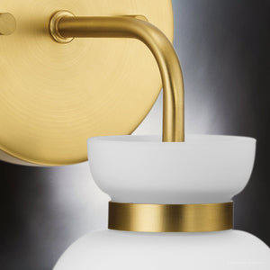 Urban Ambiance - Bath Light - UHP5001 Minimalist Indoor Bath Light, 11''H x 6 - 5/8
