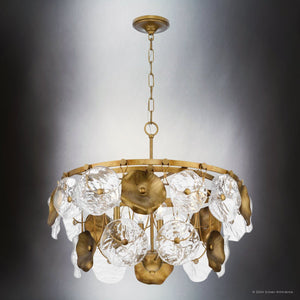 Urban Ambiance - Chandelier - UHP5020 Vintage Indoor Chandelier, 20 - 1/2''H x 27