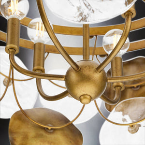 Urban Ambiance - Chandelier - UHP5020 Vintage Indoor Chandelier, 20 - 1/2''H x 27