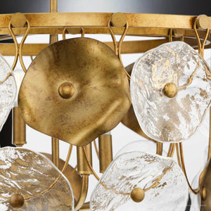 Urban Ambiance - Chandelier - UHP5020 Vintage Indoor Chandelier, 20 - 1/2''H x 27