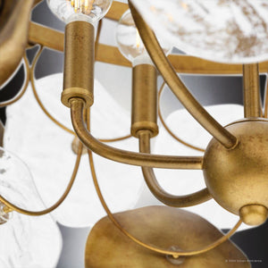 Urban Ambiance - Chandelier - UHP5020 Vintage Indoor Chandelier, 20 - 1/2''H x 27