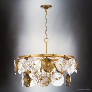 Urban Ambiance - Chandelier - UHP5020 Vintage Indoor Chandelier, 20 - 1/2''H x 27