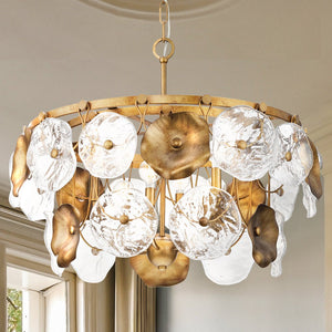 Urban Ambiance - Chandelier - UHP5020 Vintage Indoor Chandelier, 20 - 1/2''H x 27
