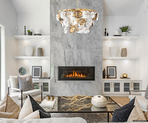 Urban Ambiance - Chandelier - UHP5021 Vintage Indoor Chandelier, 28 - 1/4''H x 36