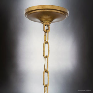 Urban Ambiance - Chandelier - UHP5021 Vintage Indoor Chandelier, 28 - 1/4''H x 36