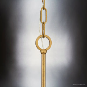 Urban Ambiance - Chandelier - UHP5021 Vintage Indoor Chandelier, 28 - 1/4''H x 36
