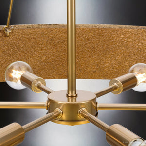Urban Ambiance - Chandelier - UHP5031 Modern Rustic Indoor Chandelier, 26''H x 32