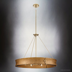 Urban Ambiance - Chandelier - UHP5031 Modern Rustic Indoor Chandelier, 26''H x 32