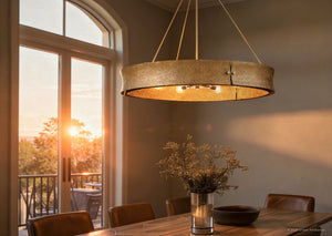 Urban Ambiance - Chandelier - UHP5031 Modern Rustic Indoor Chandelier, 26''H x 32