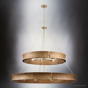 Urban Ambiance - Chandelier - UHP5033 Modern Rustic Indoor Chandelier, 42''H x 48