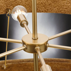 Urban Ambiance - Chandelier - UHP5033 Modern Rustic Indoor Chandelier, 42''H x 48