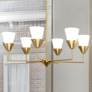 Urban Ambiance - Chandelier - UHP5041 Posh Indoor Chandelier, 11 - 1/4''H x 30