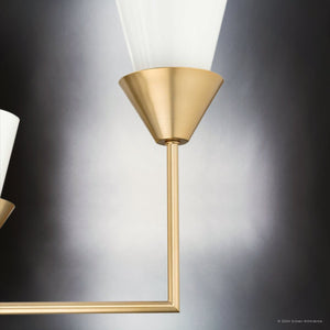 Urban Ambiance - Chandelier - UHP5041 Posh Indoor Chandelier, 11 - 1/4''H x 30
