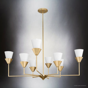 Urban Ambiance - Chandelier - UHP5043 Posh Indoor Chandelier, 14 - 3/8''H x 40