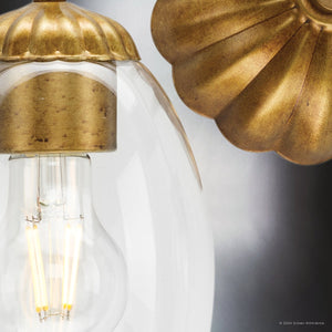 Urban Ambiance - Bath Light - UHP5063 French Country Indoor Bath Light, 8 - 1/2''H x 6 - 5/8
