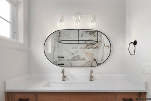 Urban Ambiance - Bath Light - UHP5064 French Country Indoor Bath Light, 8 - 1/2''H x 6 - 5/8