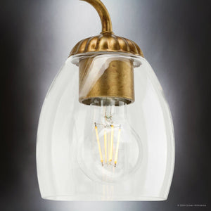 Urban Ambiance - Bath Light - UHP5065 French Country Indoor Bath Light, 8 - 1/2''H x 6 - 5/8