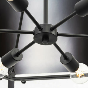 Urban Ambiance - Chandelier - UHP5071 Mediterranean Indoor Chandelier, 24''H x 30